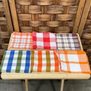 Colorful Checkered Dishcloth Set
